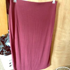 Pencil skirt Burgundy